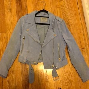 BlankNYC Suede Moto Jacket